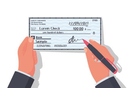 blank check